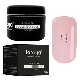 loroya® LED/UV Builder Gel Boost Cover 50 g – Builder Gel – Nail Extension – Nail Manicure