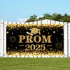 Prom Banner 2025 Graduation Decorations - 110 * 180cm Glitter
