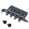 eMagTech 4 Knob Cooling Fan Speed Controller PC 8 Channels