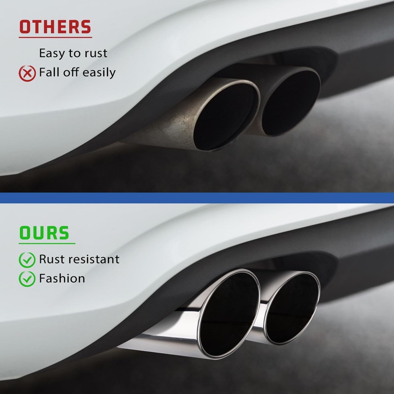 RP Remarkable Power, Exhaust Tip 4" Inlet 7" Outlet 18"
