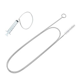 Car Sunroof Drain Cleaning Tool, 61'' Long Pipe Cleaner Drain Brush for Car, Flexible Tube Cleaning Brush, Pipe Cleaning Slim Drain Dredging Tool for Car Sunroof Windshield Wiper Drain Hole (2PCS)