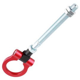 Towing Eye Tuning, Tow Hook, Tow Hook, High Performance Tow Ha, Folding Race I303 Tow Ha for Car Racing (Red)
