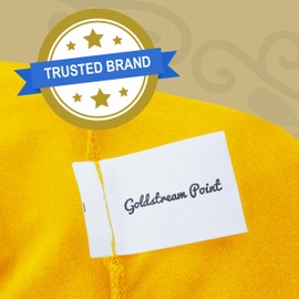 Goldstream Point Lemon Yellow 32 Inch Round x 30 Inch Tall Spandex Cocktail Tablecloth Folding Cover Stretch