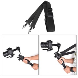 Hensych Anti-shock Lanyard Kit for Ronin RS 2/RSC 2 Neck Strap Lanyard Hang Rope Buckle Micro Single Stabilizer Handheld Thickened Decompression Lanyard