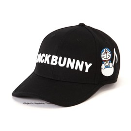 Jack Bunny 262-4287001 Unisex Twill Cap, Doraemon Golf Hat, 010_black