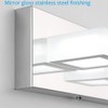 Ralbay Modern LED Bathroom Vanity Lights 6 Lights Acrylic Stainless