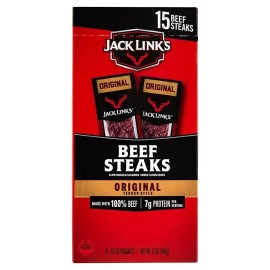 Jack Link’s Original Tender Style Beef Steak (2-Pack) – 15 ct Each – Fresh!
