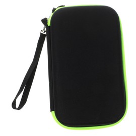 Baluue Shaver Organizer Eva Travel Case Extra Mesh Pocket Green Zippered Storage Container for Accessories and Toiletries Portable Travel Essential