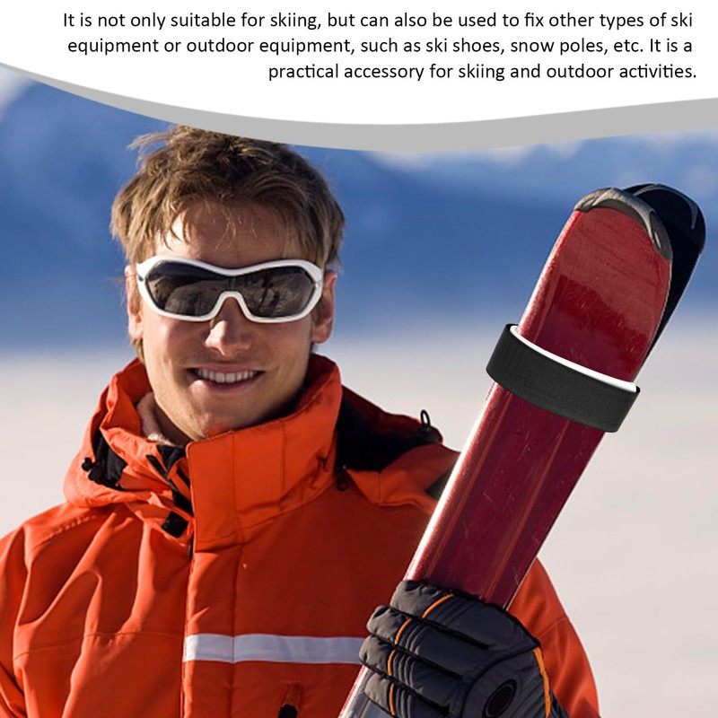 FFDHWU 8 Pieces Of Ski Straps, Ski Bindings, Ski Accessories,