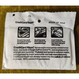 COLE  Credit Card Keys KW1 KWIKSET Uncut House Key Blank *NEW* Wallet Blanks