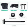 hrsyyl 20pcs Nylon Universal Cable Tie Buckle Heavy Duty Plastic
