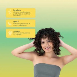 Kit Tratamiento Para Cabello Rizado y Ondulado Urban Curls Shampoo, Cowash + Acondicionador Sin Sulfatos 360ml