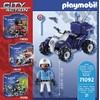 PLAYMOBIL City Action 71092 Police Quad with Pullback Motor, Toy