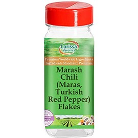 Marash Chili (Maras, Turkish Red Pepper) Flakes (1 oz, ZIN: 526599) - 3 Pack