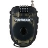 Trimax T33RC Retractable Cable 3-Digit Combo Lock (90cm x 2.4mm)