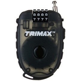Trimax T33RC Retractable Cable 3-Digit Combo Lock (90cm x 2.4mm)