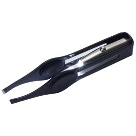 prendre PR-TWEEZERS01 Tweezers, LED Light, Equipped with Tweezers, Tweezers, Stainless Steel, Tweezers, Makeup Tools, Eyebrows, Unwanted Hair Treatment