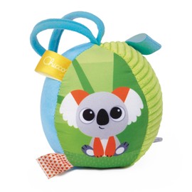 Chicco Soft Ball, Various Textures, Easy to Grip, Promotes Tactile Sensation, Manual Coordination and Crawling, Can Be Attached to Pram, 0-18 Months