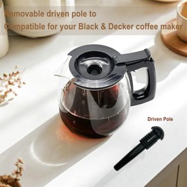 12 Cup Coffee Pot Replacement, Compatible for BLACK & DECKER Coffee Maker Model DCM100B DCM100R DE755B DE755