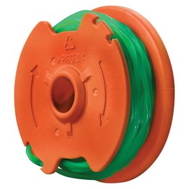 WORX WA0014 Trimmer Spool - 2 mm Replacement Spool for WORX Grass Trimmer WG184E & WG168E - 6 m Length - Easy Assembly - Durable with Higher Stability - Optimal Results with Original Replacement Part