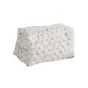 Quilted Makeup Bag, Cute Floral Cosmetic Bag for Women, Cotton