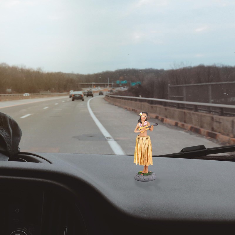 BCSmyer Hawaii Hula Girl Dashboard Bobbleheads for Driver Dashboard Decorations