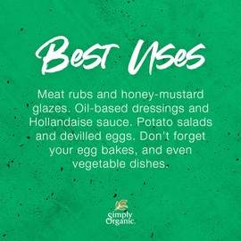 Simply Organic Ground Mustard Seed, Certified Organic | 0.46 oz | Sinapis alba L.