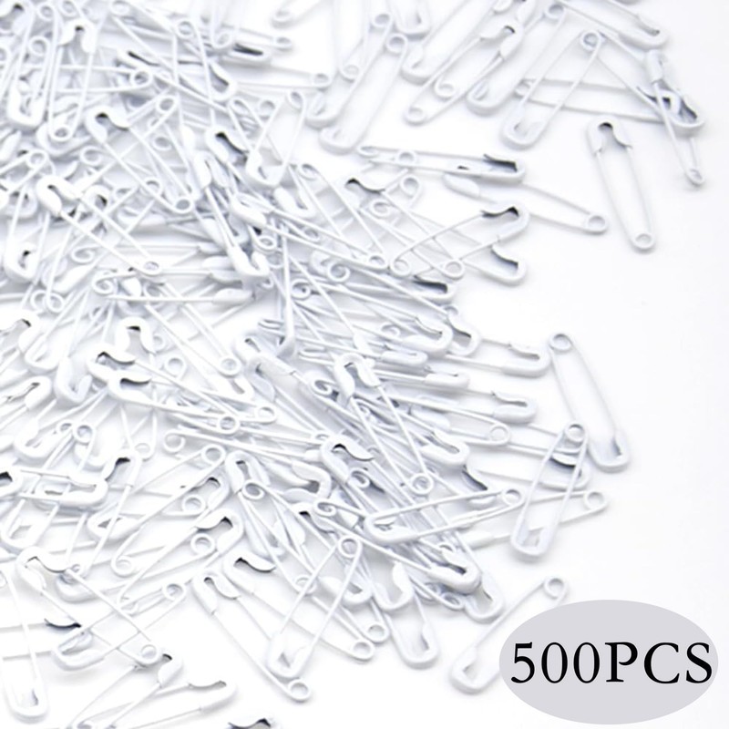 BetterJonny Safety Pins Small 19mm Pack of 500 Mini Safety