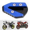 Motorcycle Side Stand Base Kickstand Extension Pad Enlarger Plate Fit