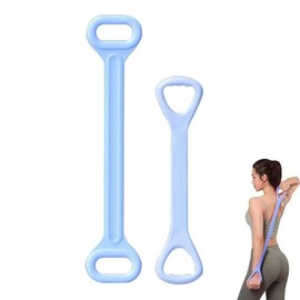JZS Fitness Resistance Band, 2 Pcs Arm Back Shoulder Exercise Elastic Rope Stretch Fitness Band, Foot, Leg, Hand Stretcher