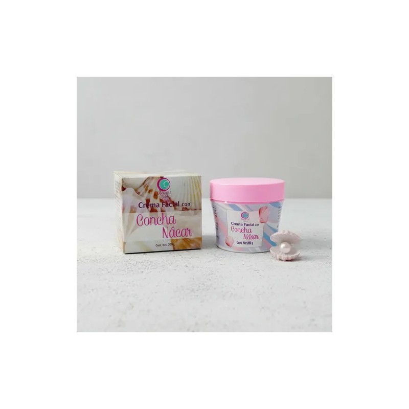 Crema Facial Con Concha Nácar De 200g Arabela