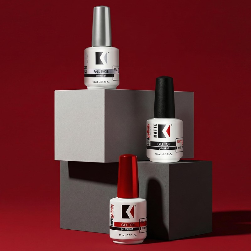 KUPA Gelfinity - Soak Off Gel - Base Coat &