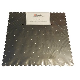 Embellish Your Story Black with Dots Scallop 12x12 Picture Memo Board 60006KW