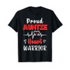 Proud Auntie of a Heart Warrior CHD Awareness Survivor T-Shirt