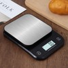 Electric Kitchen Food Scale Stainless Steel ABS Waterproof Clear Display