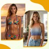 Josojoou 5PCS Fake Belly Button Piercing with Contains Zircon, Gold