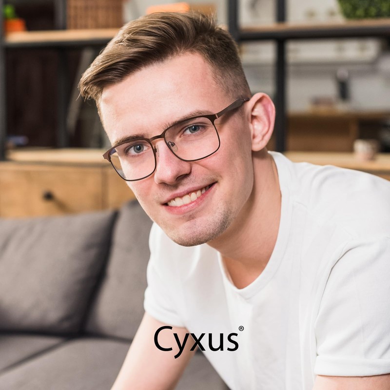 Cyxus Blue Light Filter Glasses Men Women Without Prescription Ultralight