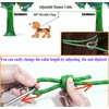 Dog Tie Out Cable for Camping, Dog Runner Lead for