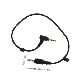 SHOWERORO Trrs to TRS Microphone Cable Durable Headphone Adapter for Computers DSLR Cameras Smartphones Long Headphone Connector for Reliable Audio Transmission
