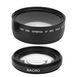 Camera Lens JSR-1151 58mm Wide Angle Macro Lens with 0.45X Wide Focal Length Large Angle for Large Scene Photography for All 58mm Diameter Camera Lens