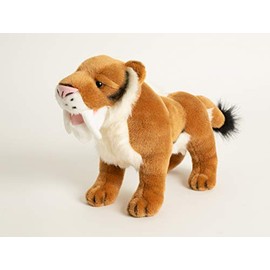 Trigon Soft Toy Sabre Tooth Tiger 35 cm, Cuddly Toy, Prehistoric Animal, Stone Age