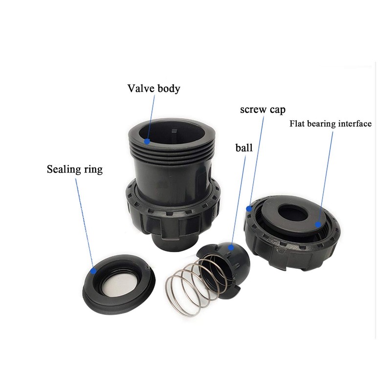 Pool Ball Valve Swimming Pool Non Return Valve Water PVC