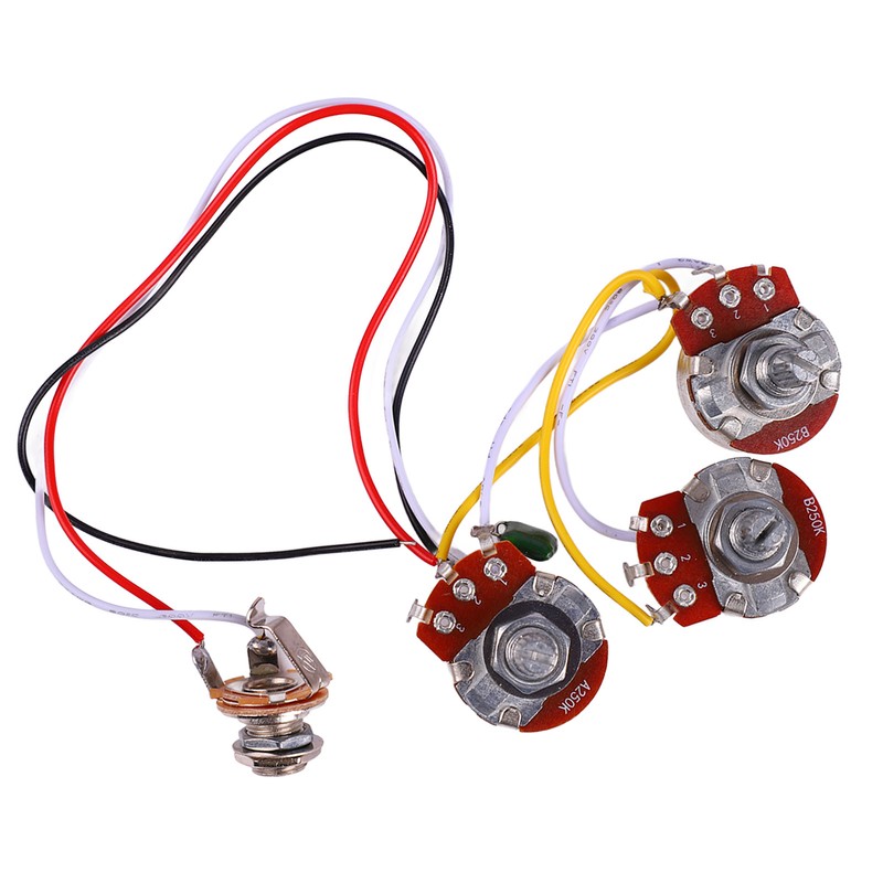 Guitar Potentiometer Kit Jazz Bass Wiring Harness 1 Volume 2