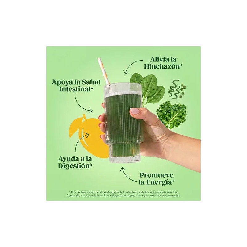 Bloom Greens: Con Fibra Y Probióticos 14 Sobres Practicos