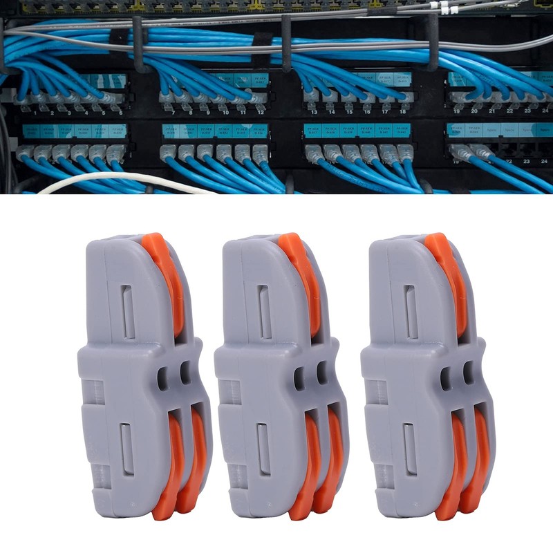 20Pcs 1 to 2 Quick Splitter Wire Terminals, AWG 28-12