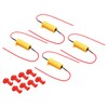 PATIKIL 50W 4 Ohm Aluminum Shell Resistor 4pcs Aluminum Housing