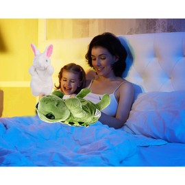 EQLEF Hand Puppet Rabbit for Children and Adults, Cute Hand Puppets Animals Rabbit and Turtle Funny Educational Toy for Storytelling and School Games (Pack of 2)