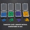 Jadeshay 400pcs Cuñas Dentales Desechables de Plástico con Orificio en