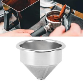 Filter Basket, 58mm Portafilter Basket Coffee Filter, Fine Mesh Tapered Bottomless Filter for 58mm Tampers and Bottomless Portafilters