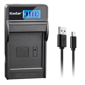 Kastar Slim LCD Charger for Nik EN-EL3e, ENEL3E, EN-EL3a, EN-EL3, MH-18, MH-18a and Nik D50, D70, D70s, D80, D90, D100, D200, D300, D300S, D700 Cameras
